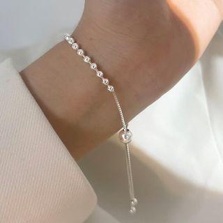 Sterling Silver Bead Bracelet