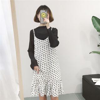 Cherry Print Strappy Dress