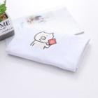 Pig Printed Short-sleeve T-shirt White - One Size