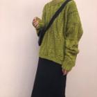 Cable Knit Sweater / Midi Skirt