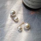 Faux Pearl Earring 1 Pair - Blue - One Size