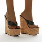 Platform Wedge-heel Flip-flops