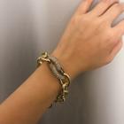 Alloy Chunky Chain Bracelet