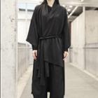 Tie-waist Jacket Black - One Size