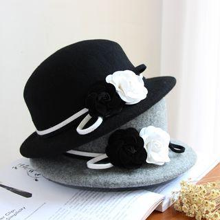 Flower Accent Fedora