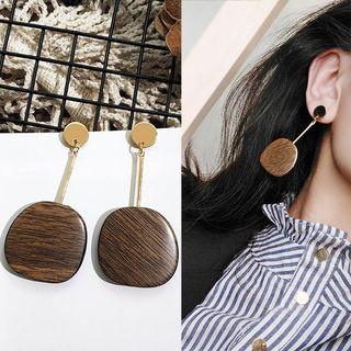 Wooded Earring