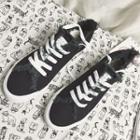 Fringed Lace Up Sneakers