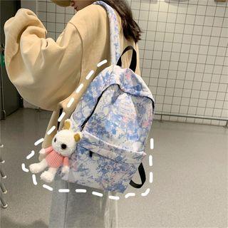 Tie-dye Lightweight Backpack / Bag Charm / Set