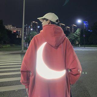Reflective-panel Hoodie