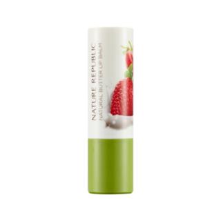 Nature Republic - Natural Butter Lip Balm (#02 Strawberry) 4g