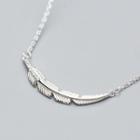 Feather Bar Necklace