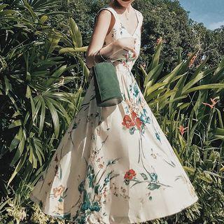 Short-sleeve Printed Dress / Sleeveless Dress