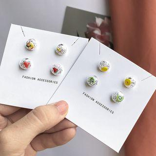 Glass Fruit Earring