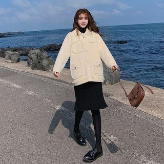Herringbone Loose-fit Jacket