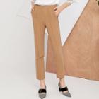 Chiffon Straight-cut Pants