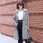 Plaid Coatdress