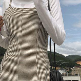 Shepherd Plaid Pinafore Dress