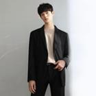 Single-breasted Blazer / Straight-fit Dress Pants