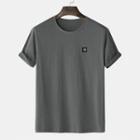 Short-sleeve Logo Applique T-shirt