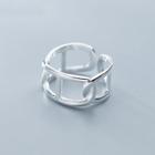 925 Sterling Silver Layered Open Ring S925 Sterling Silver - As Shown In Figure - One Size