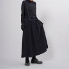 Suspender Maxi Skirt Black - One Size