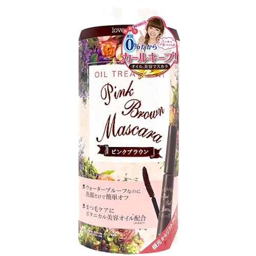 Fits - Love Switch Oil Treatment Mascara (pink Brown) 8.3g