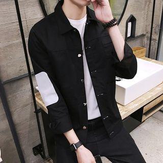 Panel Long-sleeve Denim Jacket
