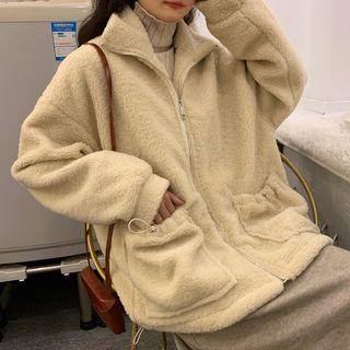 Fleece Oversize Zip Jacket