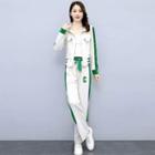 Set: Zip Jacket + Lettering Sweatpants