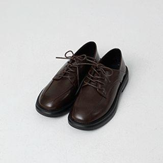 Pleather Blucher Oxfords