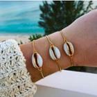 Gold Plated Shell Bracelet As Shown In Figure - One Size