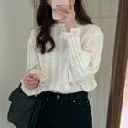 Bell-sleeve Corset Blouse
