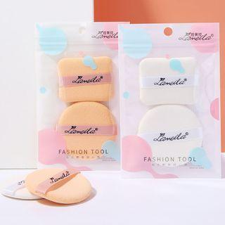 Set Of 2: Powder Puff Random Color - One Size