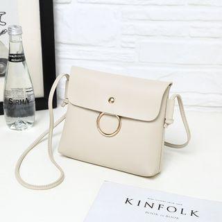 Hoop-accent Shoulder Pouch