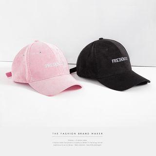 Corduroy Embroidered Cap