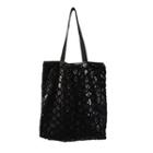 Sequined Tote Bag Black - One Size