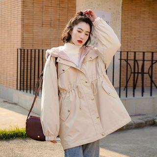Drswstring Hooded Parka