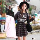 Self-tie Printed Dress