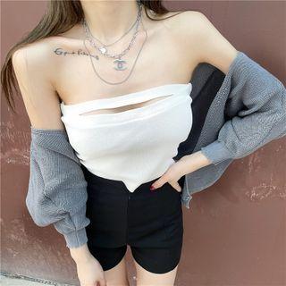 Plain Knit Shawl / Plain Cutout Tube Top (various Designs)