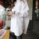 Zip Back Oversized Shirt