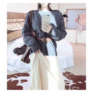 Button-detail Sweater