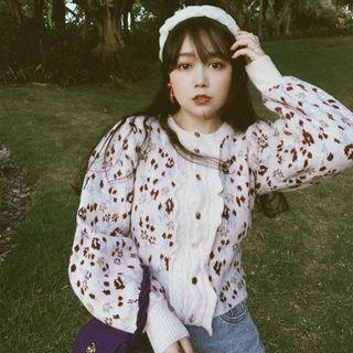 Floral Lettuce Edge Sweater