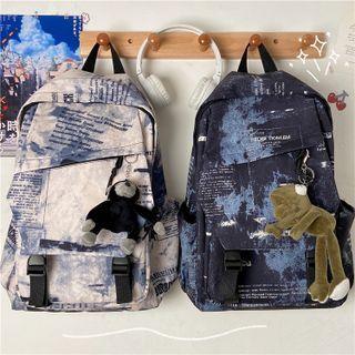 Map Print Backpack