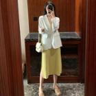 Single-breasted Blazer / Midi Tank Dress