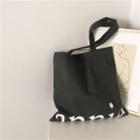 Annie Printed Tote Bag Ash Black - One Size