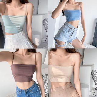 Spaghetti-strap Camisole Top In 8 Colors