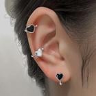 Heart Alloy Earring / Cuff Earring