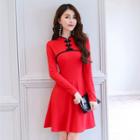 Cheongsam Collar A-line Dress