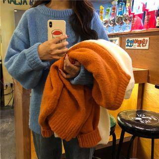 Plain Thick Knit Sweater