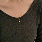 Padlock-pendant Chain Necklace